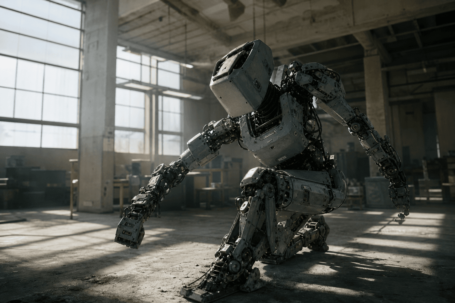 Rook, an agentic robot moving through a human work environment